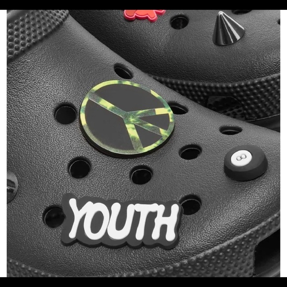 New exclusive limited peace crocs M5/W7 - Picture 3 of 11